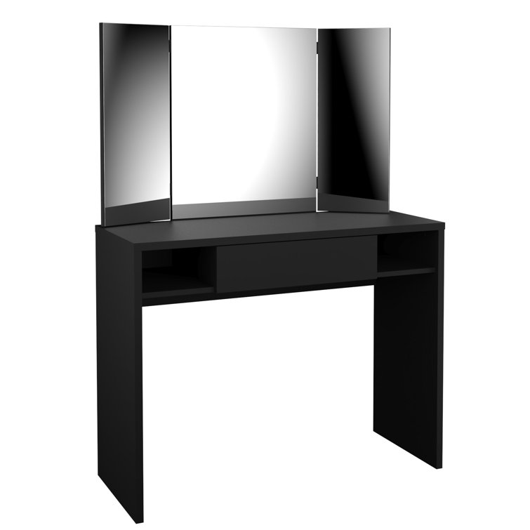 Brayden Studio Samana Dressing Table with Mirror Wayfair.co.uk